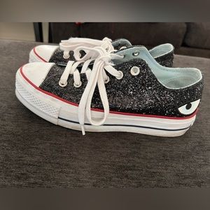 Glitter Platform Converse